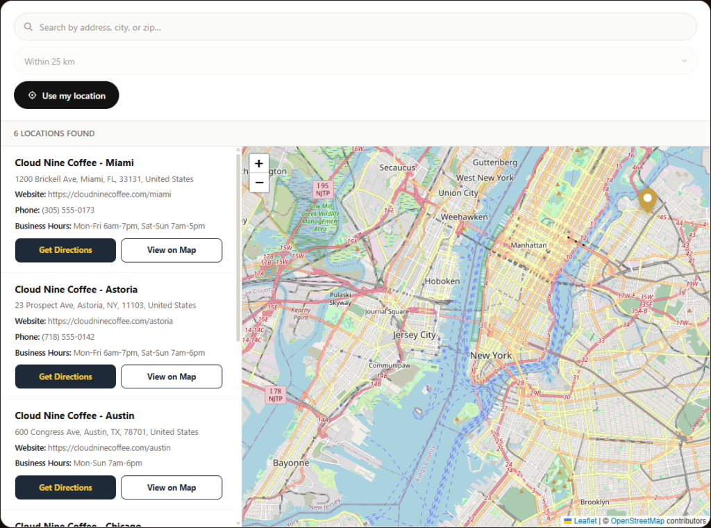 WordPress store locator plugin